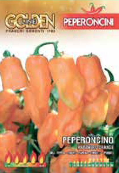 画像1: ホットペッパー・ハバネロ-オレンジ　PEPERONCINO-HABANERO ORANGE【固定種】