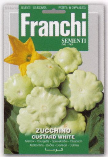 Franchi社 イタリア野菜の種 Ufo型ズッキーニ